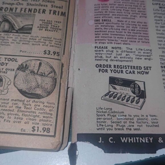 1957 Jcwhitney Automotive Accessories and Parts Catalog - Picture 9 of 10